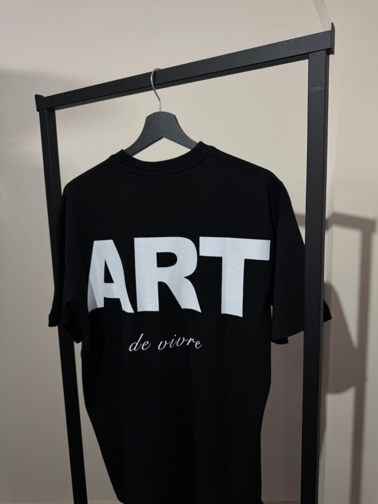 Tee shirt mixte avec écriture « art de vivre » - French retailers
