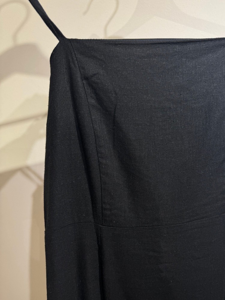 Robe longue à bretelles en lin - French Retailers