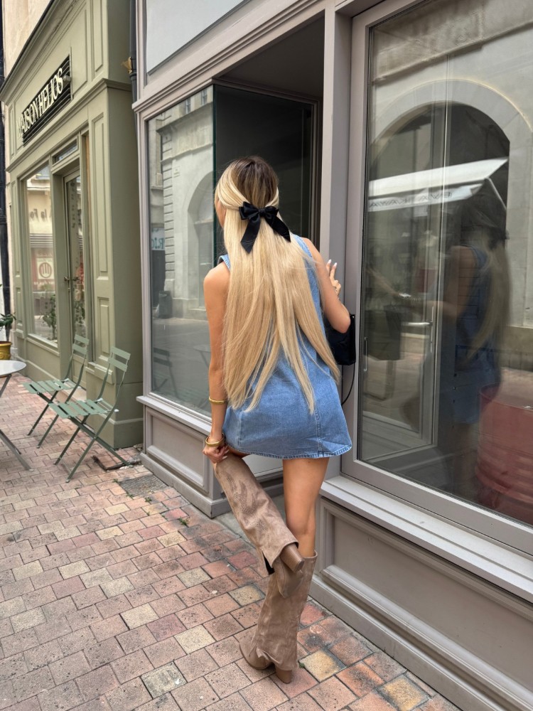 Robe à bretelle en jean - French Retailers