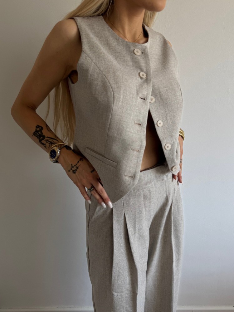 Veste de costume taupe - French retailers