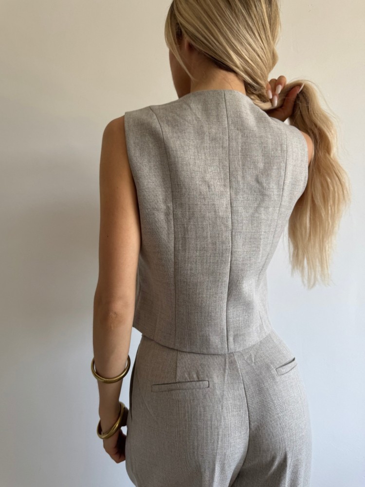 Veste de costume taupe - French retailers