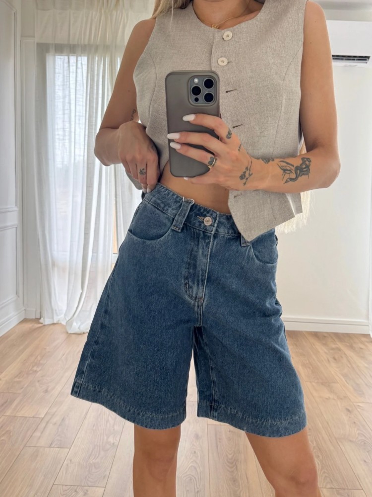 Bermuda pour femme en jean - French Retailers