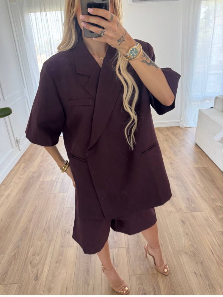 Short Bermuda Tailleur – Ensemble Chic et Tendance