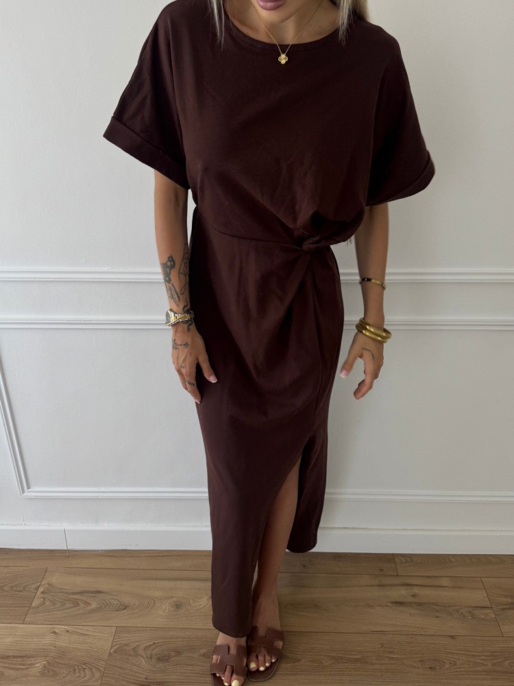 Robe longue marron - French retailers