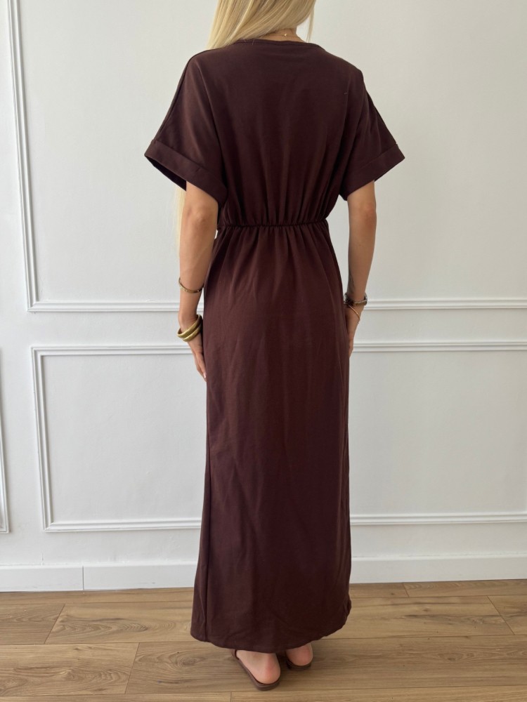 Robe longue marron - French retailers
