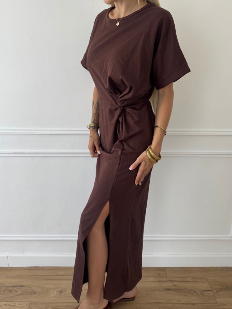 Robe longue marron - French retailers
