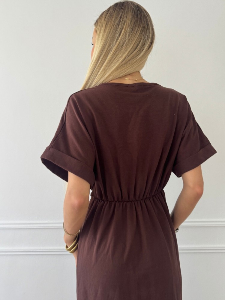 Robe longue marron - French retailers