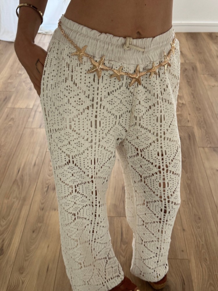 Pantalon dentelle avec doublure short - French retailers