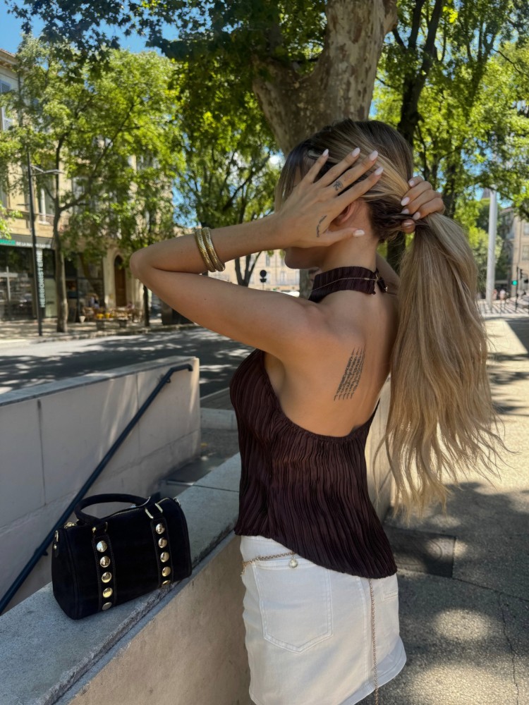 Top plissé dos nu - French retailers