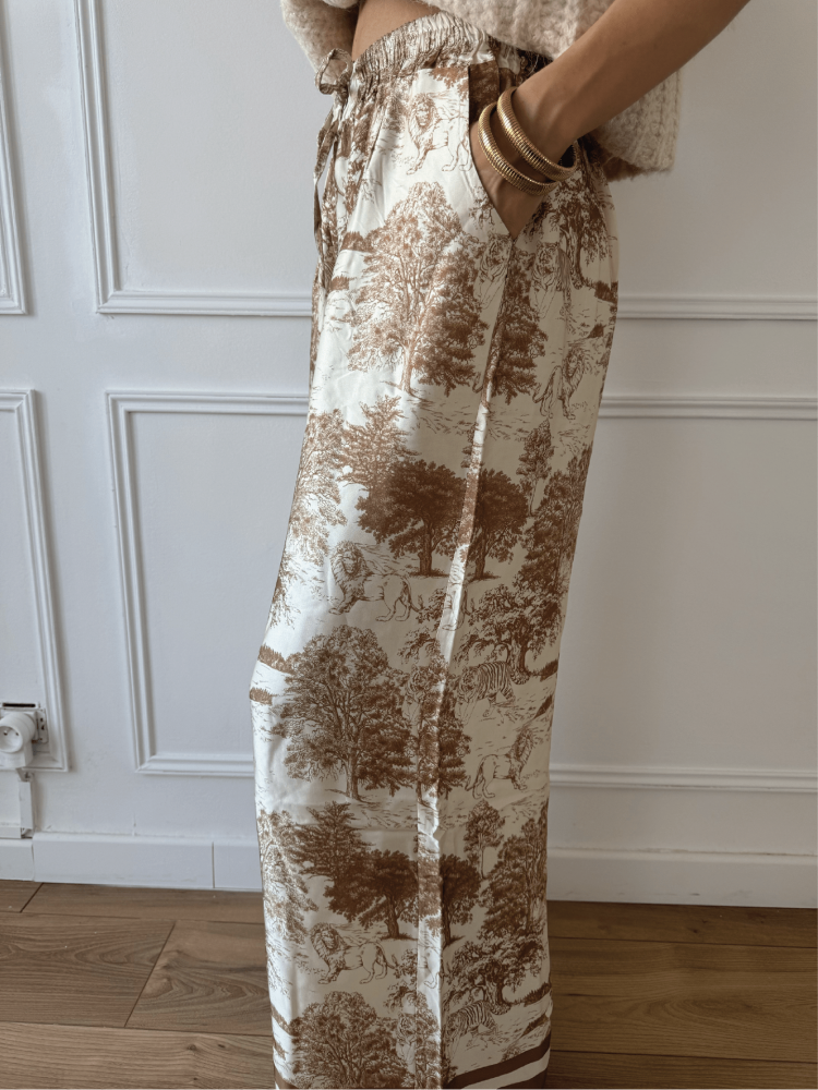 Pantalon en toile de jouy - french retailers