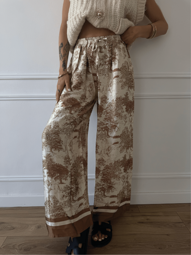 Pantalon en toile de jouy - french retailers