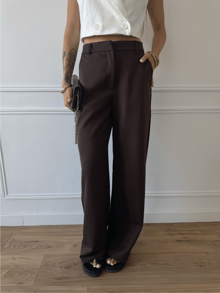 Pantalon Fluide Taille Haute – French retailers