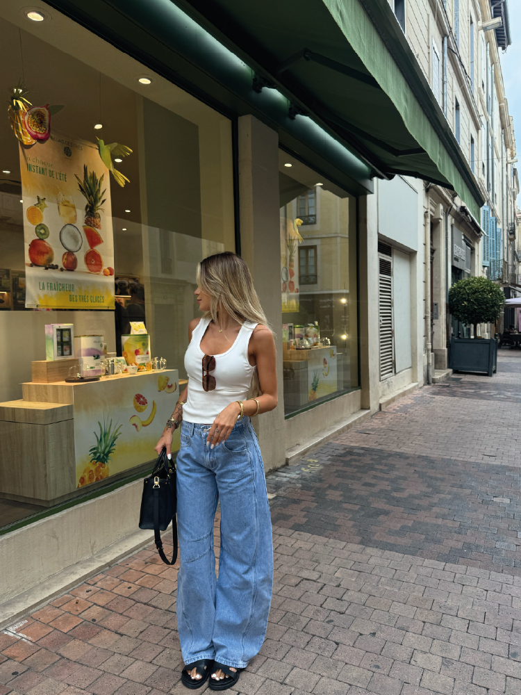Pantalon Balloon femme taille haute – Style oversize chic – French Retailers