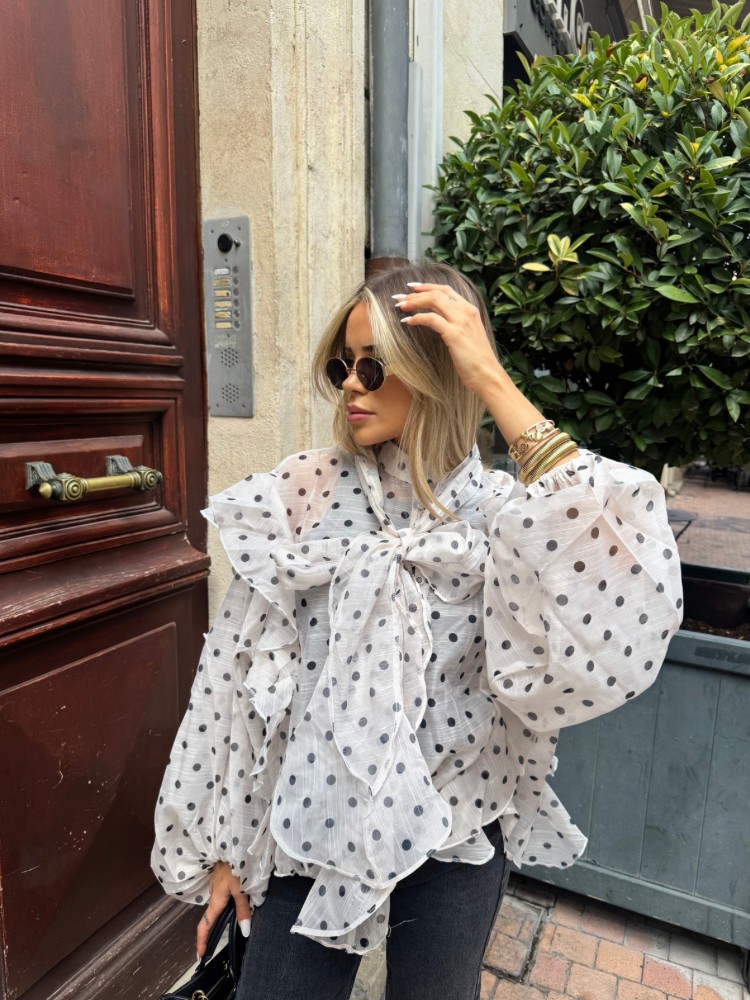 Chemisier à pois pour femmes - French retailers