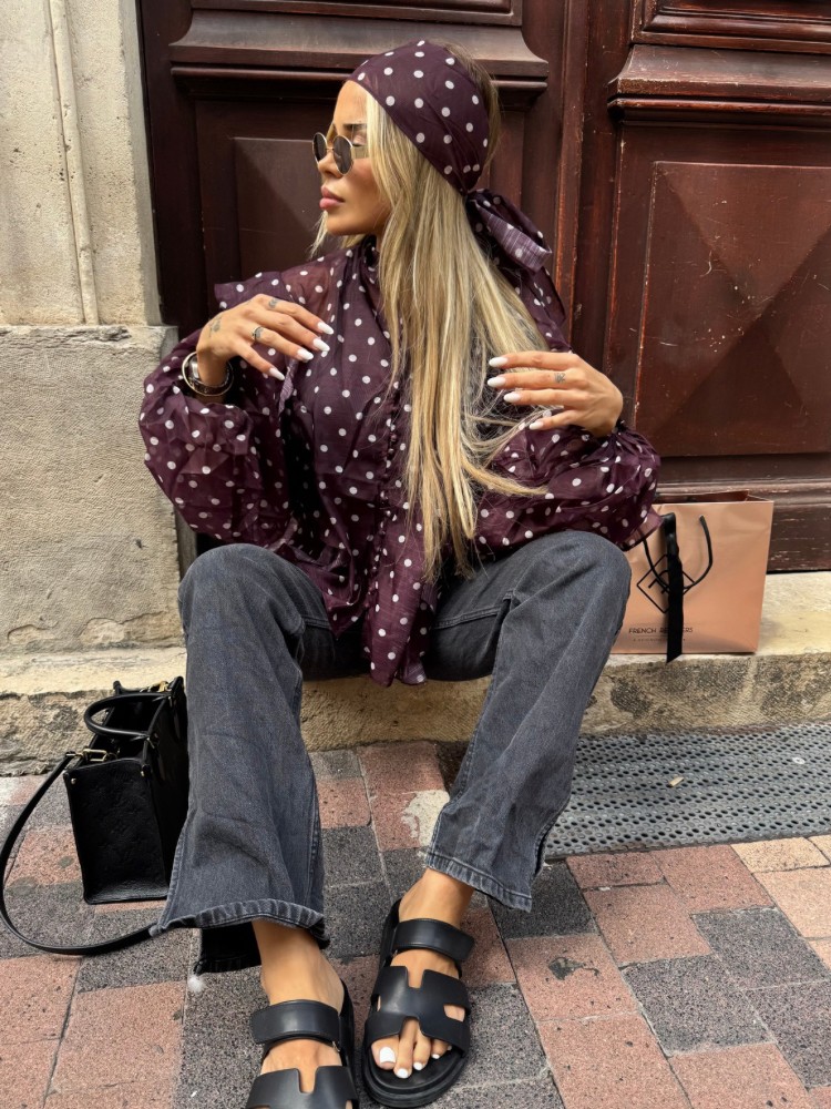 Chemisier à pois pour femmes - French retailers