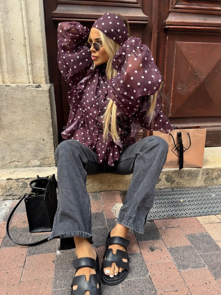 Chemisier à pois pour femmes - French retailers