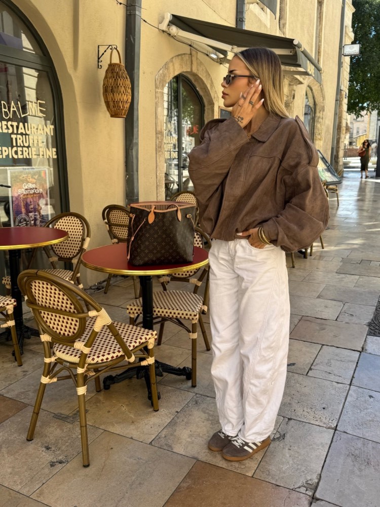 Veste Bomber Bouffante Imitation Daim – Kaki | Bordeaux – Tendance 2025