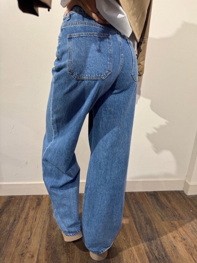 Jean coupe droite taille haute pour femmes - French retailers