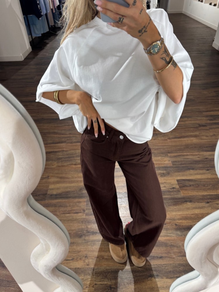 Jean coupe droite taille haute pour femmes - French retailers