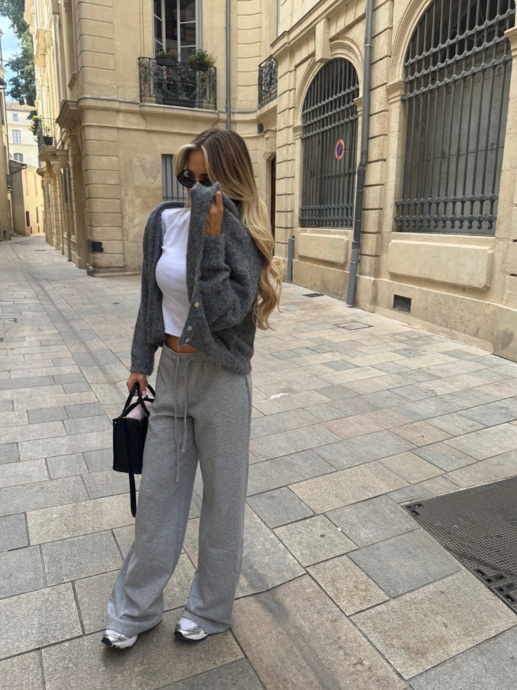 Pantalon pour femme jogging gris - French retailers