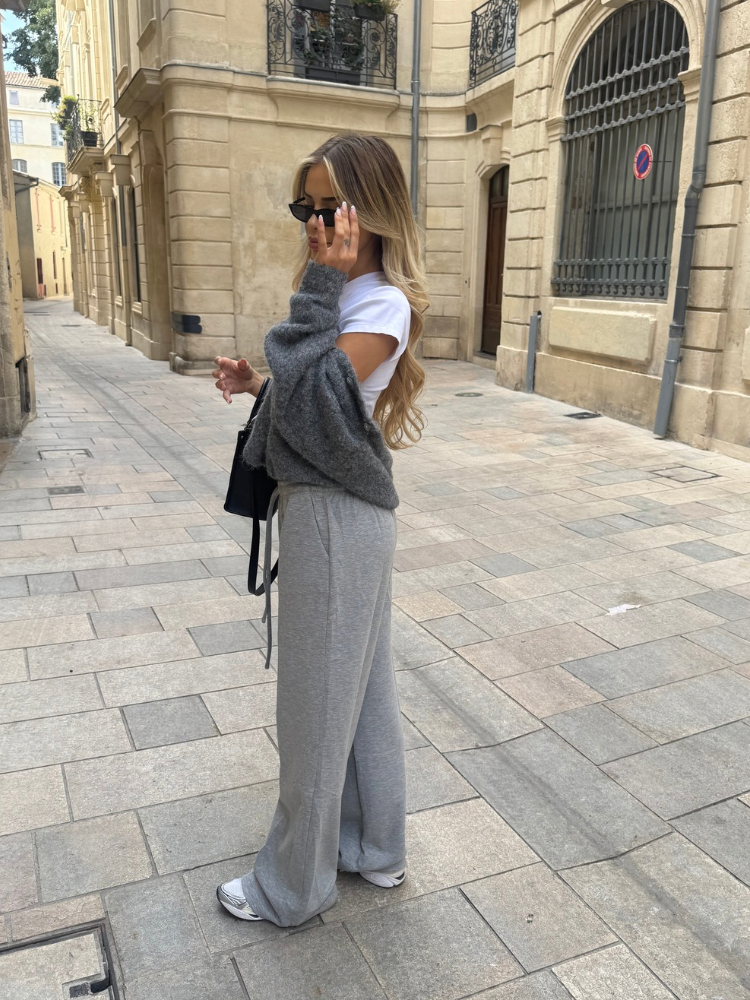 Pantalon pour femme jogging gris - French retailers