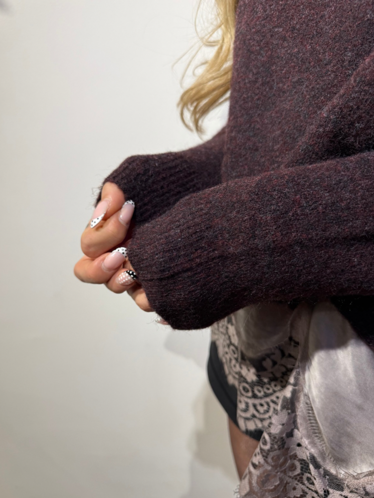 Pull Bordeaux Doux et Confortable – French retailerz