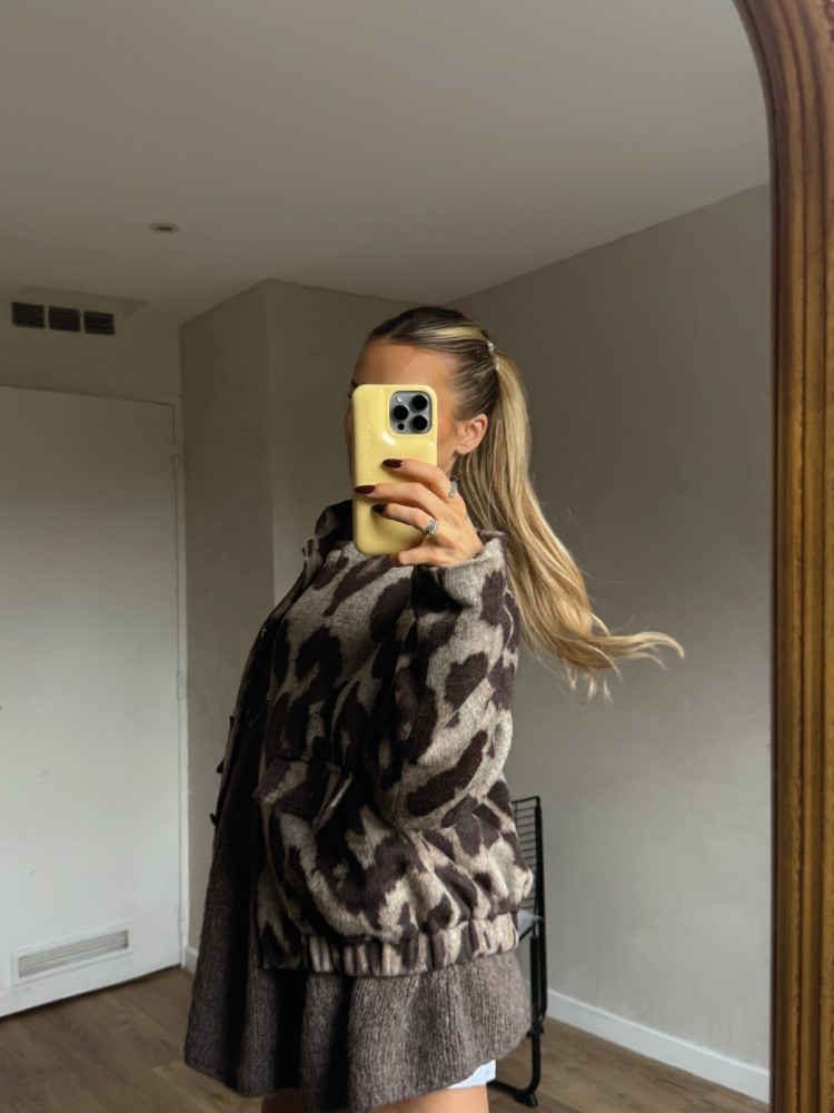 Veste bomber imprimé léopard – French retailers