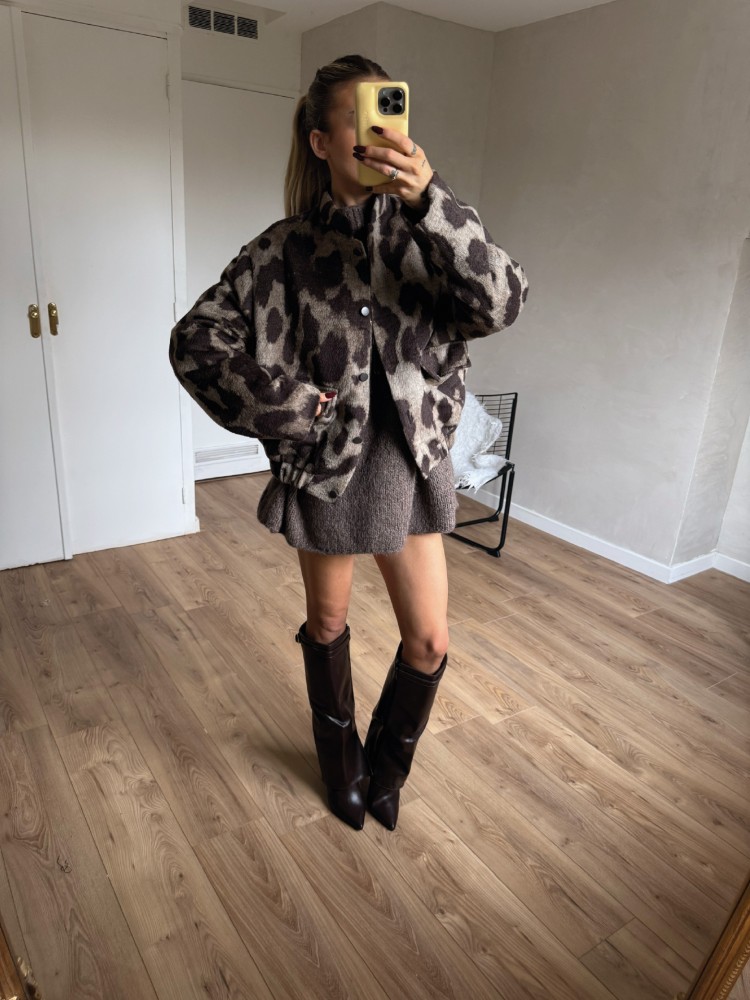 Veste bomber imprimé léopard – French retailers