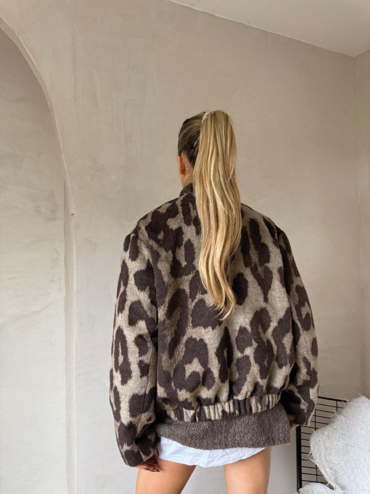 Veste bomber imprimé léopard – French retailers