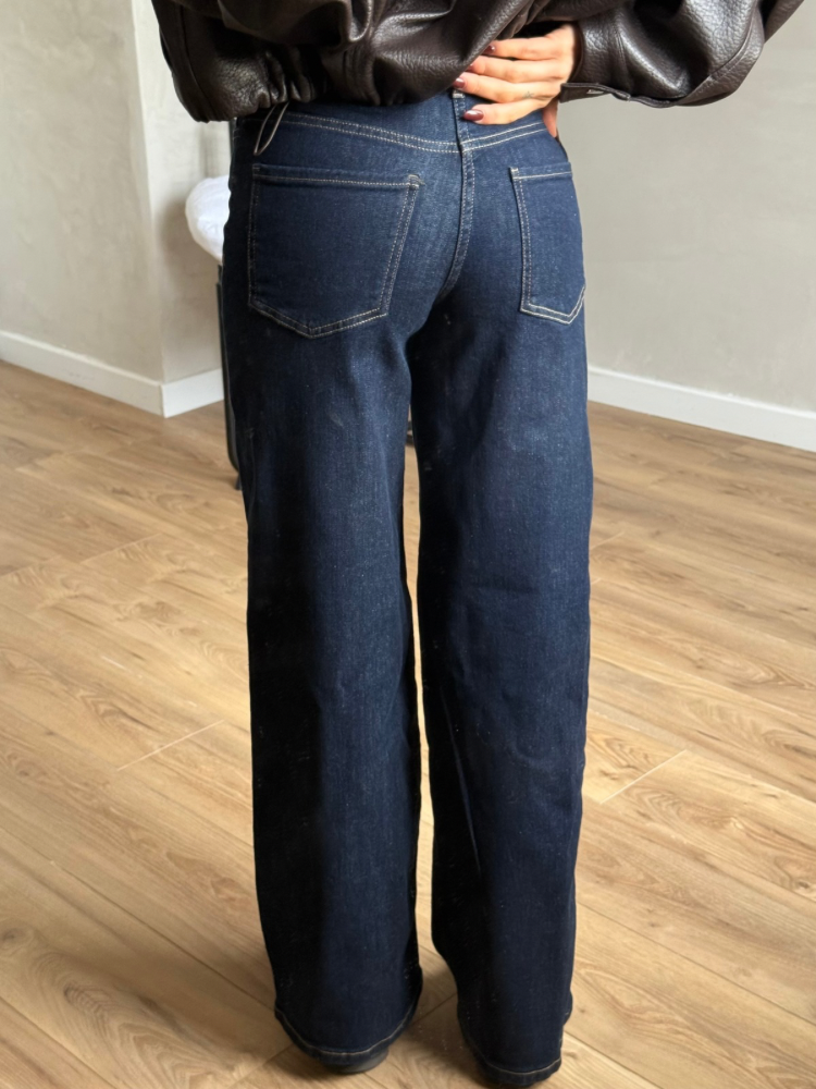 Jean coupe droite & taille haute | French Retailers