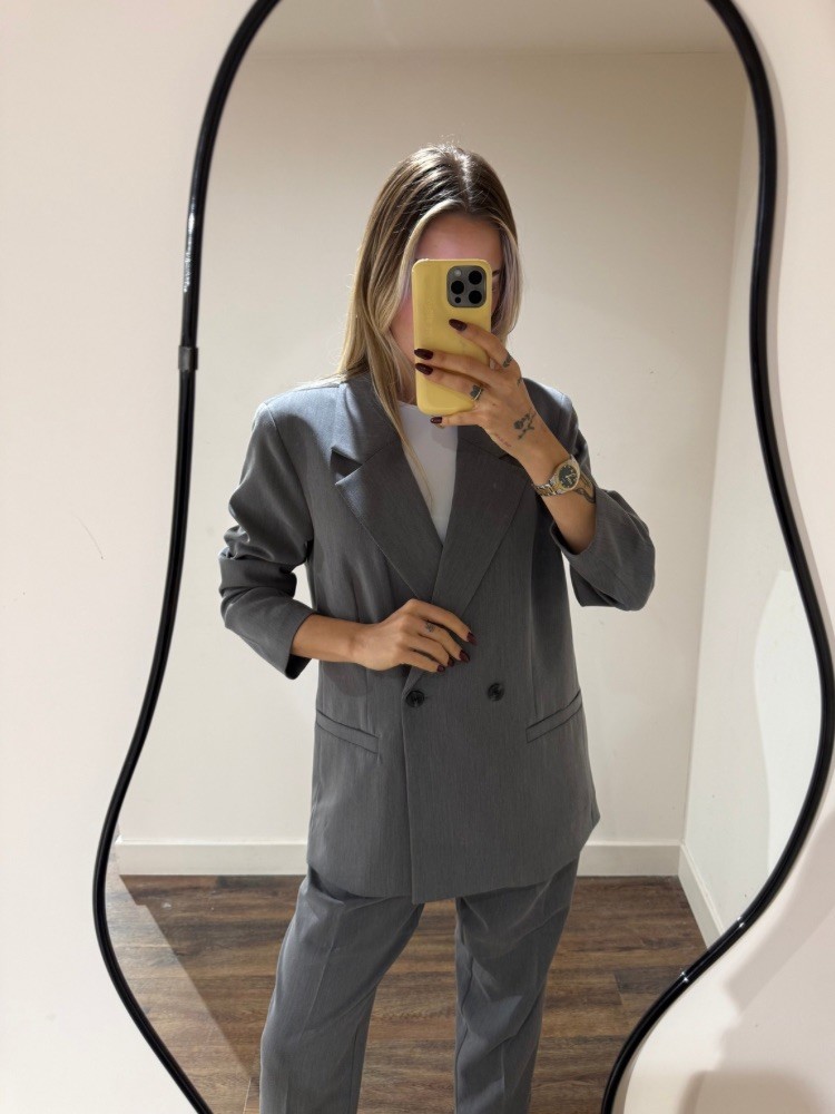 Veste de blazer gris pour femmes - French retailers
