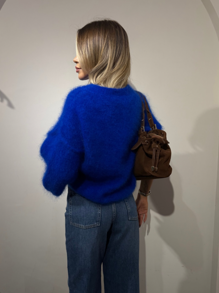Pull en Mohair manches courtes - French Retailers