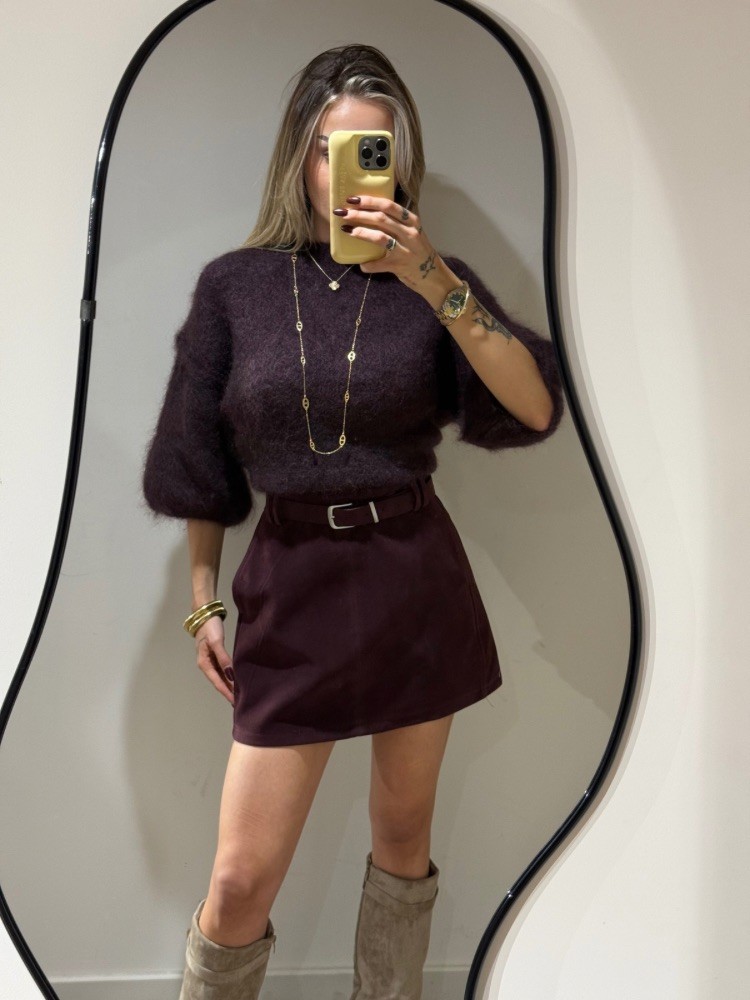 Jupe short effet Suède - French retailers | Nîmes et Avignon