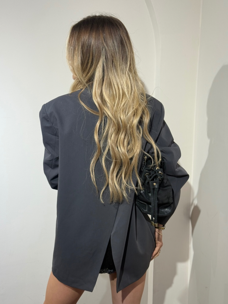 Blazer marron avec fente dans le dos - French retailers | Avignon & Nimes