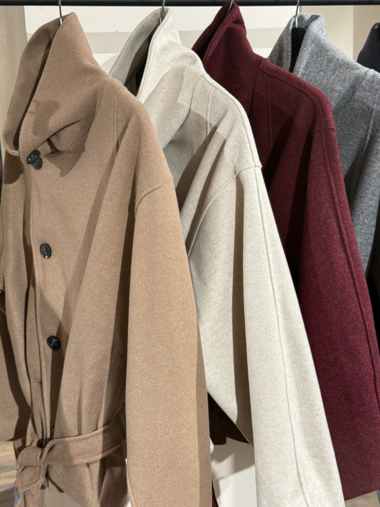 Manteau col montant cintré - French retailers | Nîmes et avignon