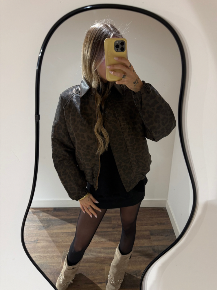 Veste bomber leopard - French Retailers