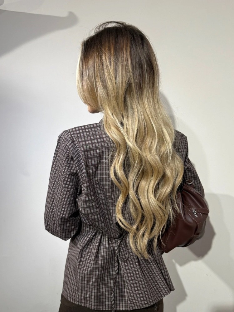 Chemisier à carreaux marron. - French retailers