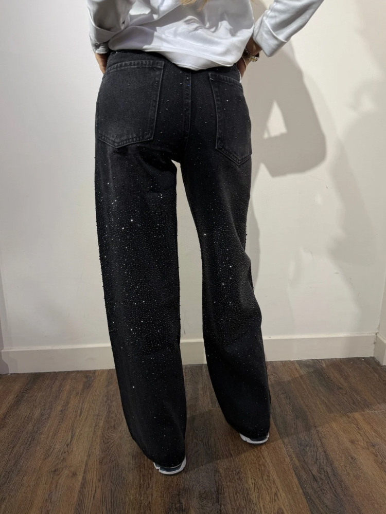 Pantalon droit à strass pour femme - French retailers