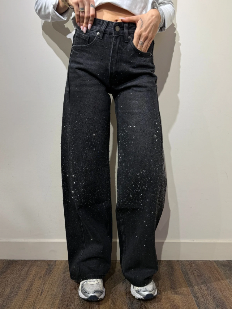 Pantalon droit à strass pour femme - French retailers