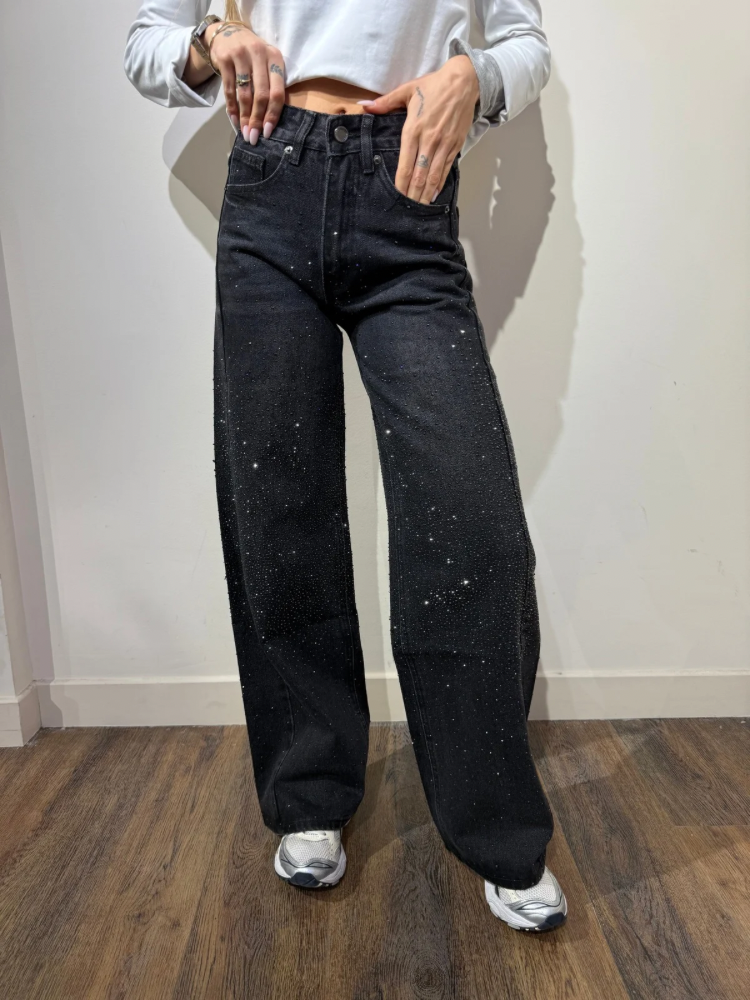 Pantalon droit à strass pour femme - French retailers