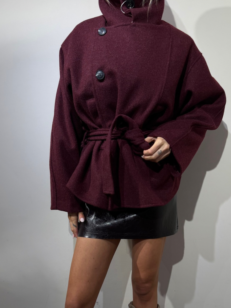 Manteau col montant cintré - French retailers | Nîmes et avignon