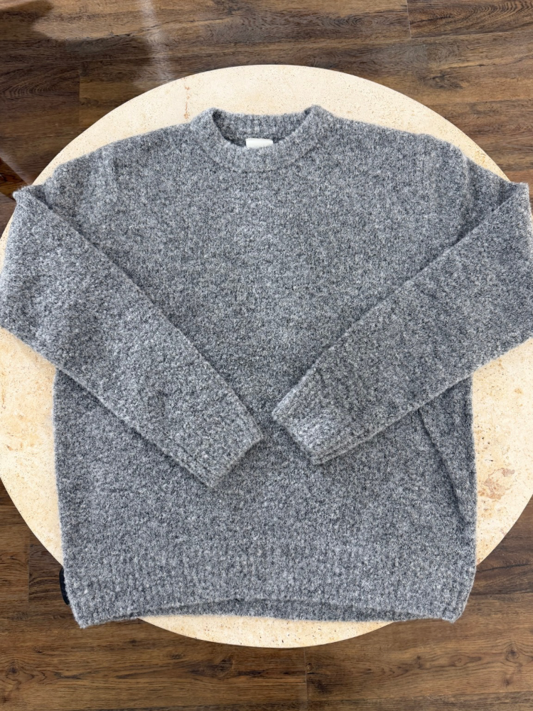 Pull doux gris pour hommes - French retailers