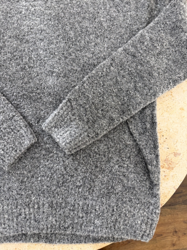 Pull doux gris pour hommes - French retailers