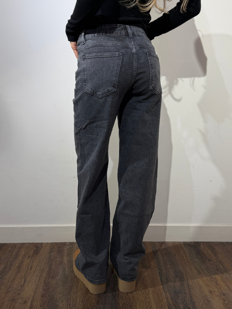 Jean noir à strass - French retailers