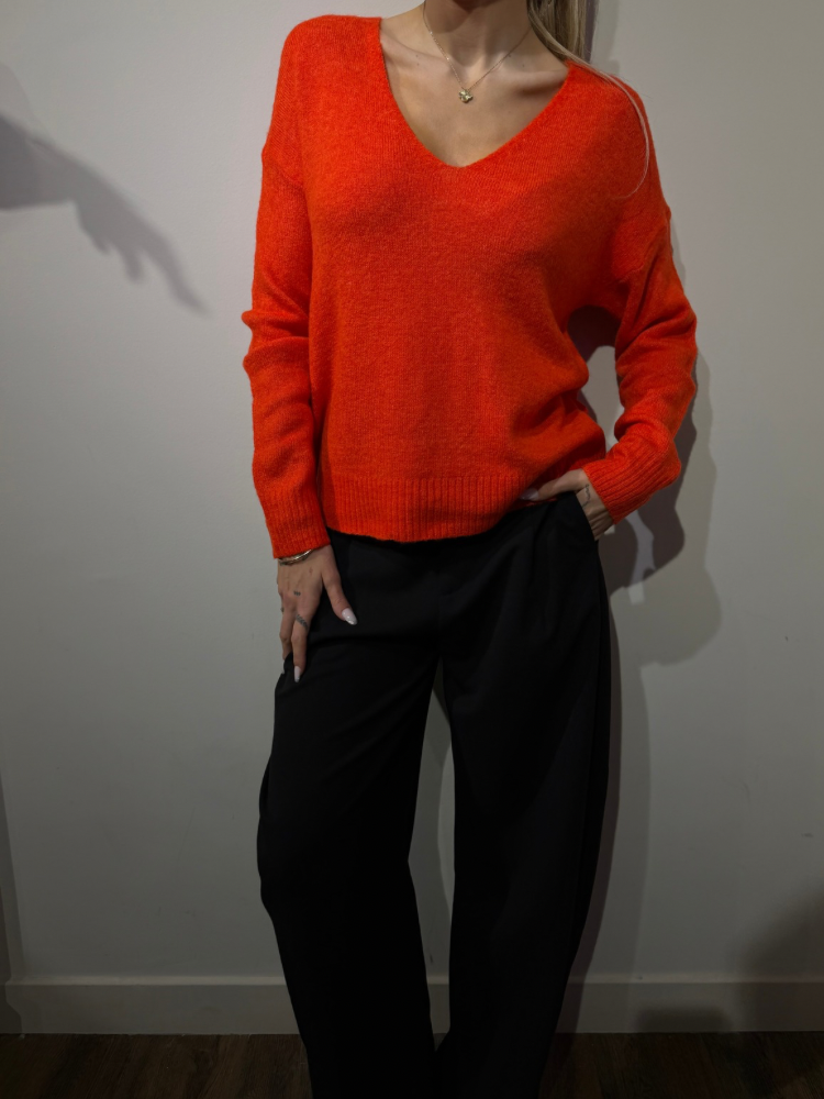 Pull pour femme rouge - French retailers | Nîmes & Avignon.