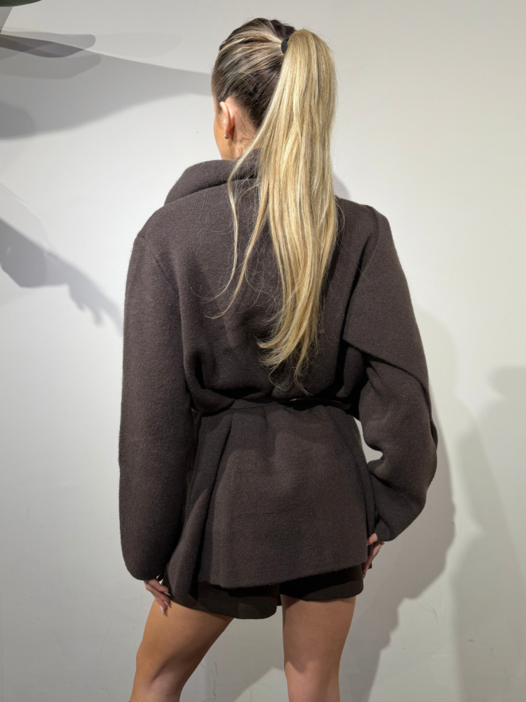 Veste avec écharpe intégré - French retailers