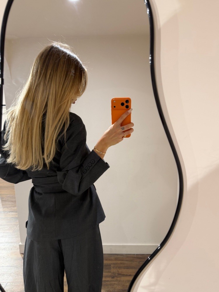 Blazer cintré gris pour femme - French retailers