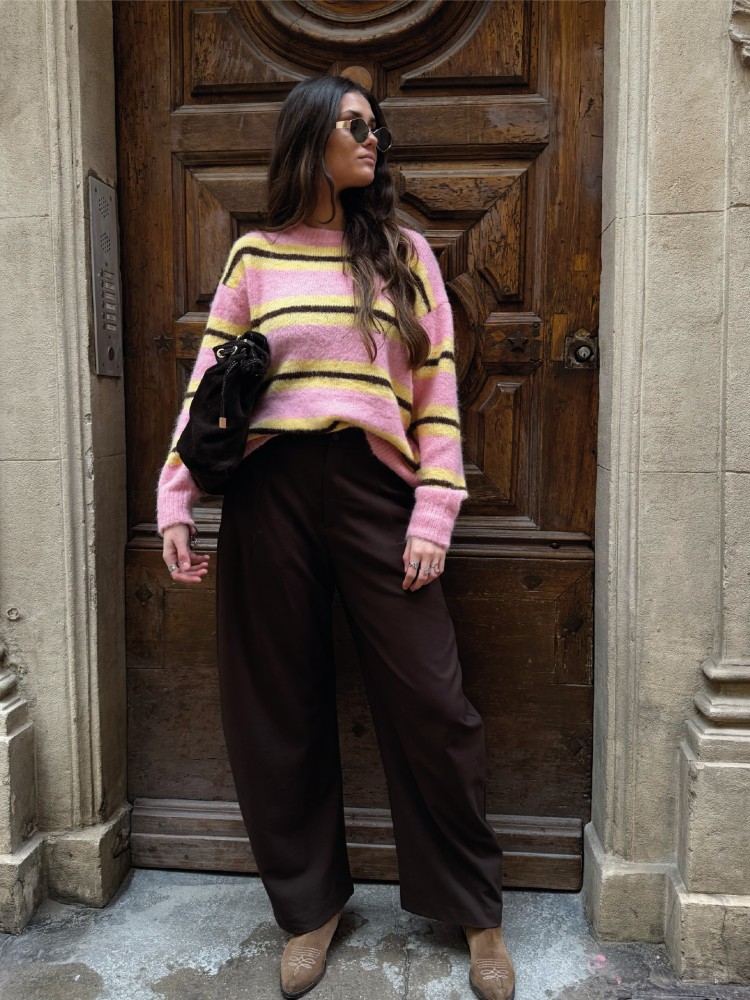 Pantalon Barrel – Matière tailleur – French Retailers