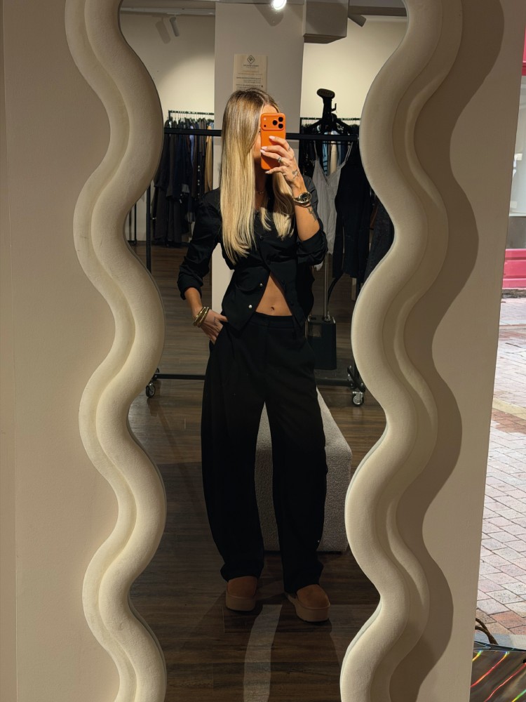 Pantalon Barrel – Matière tailleur – French Retailers