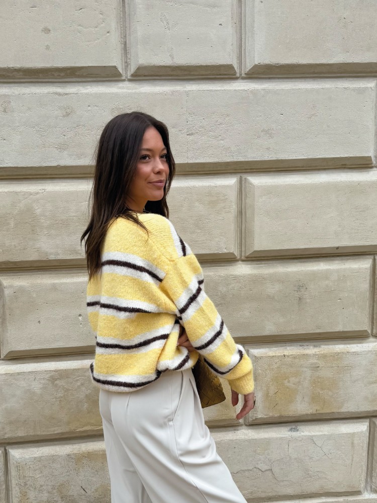 Pull cosy rayé - French Retailers